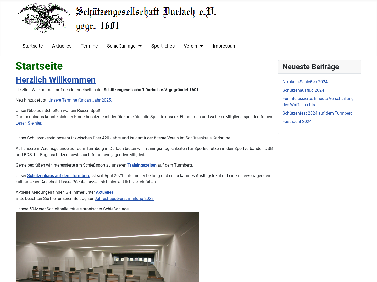 Schützengesellschaft Durlach 1601 e.V.