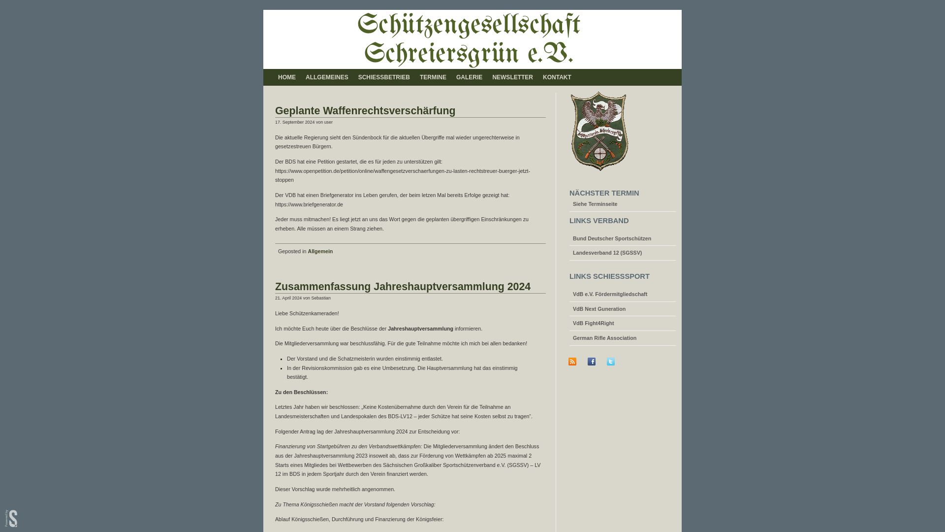 Schützengesellschaft Schreiersgrün e.V.