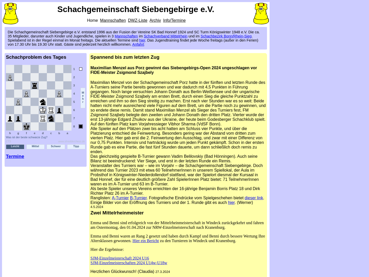 Schachgemeinschaft Siebengebirge e.V.