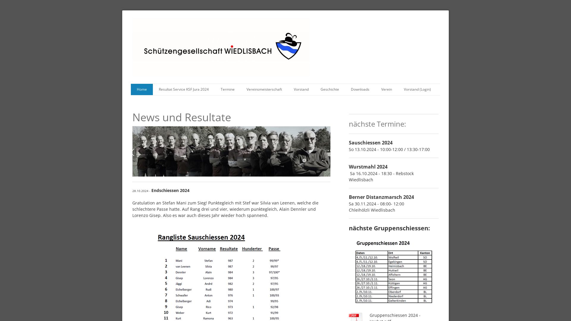 Schützengesellschaft Wiedlisbach