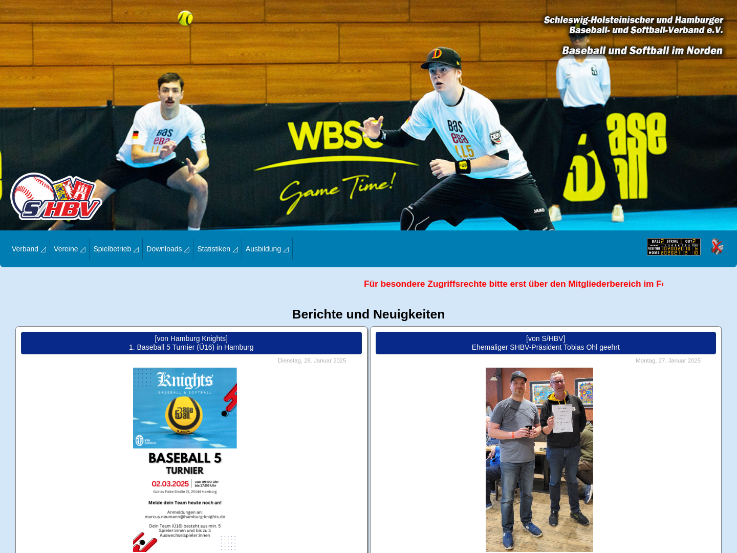 Schleswig-Holsteinischer und Hamburger Baseball- und Softball-Verband