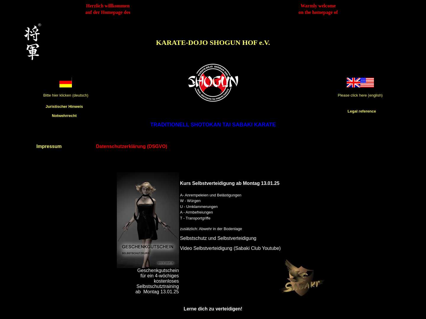Karate-Dojo Shogun Hof e.V.