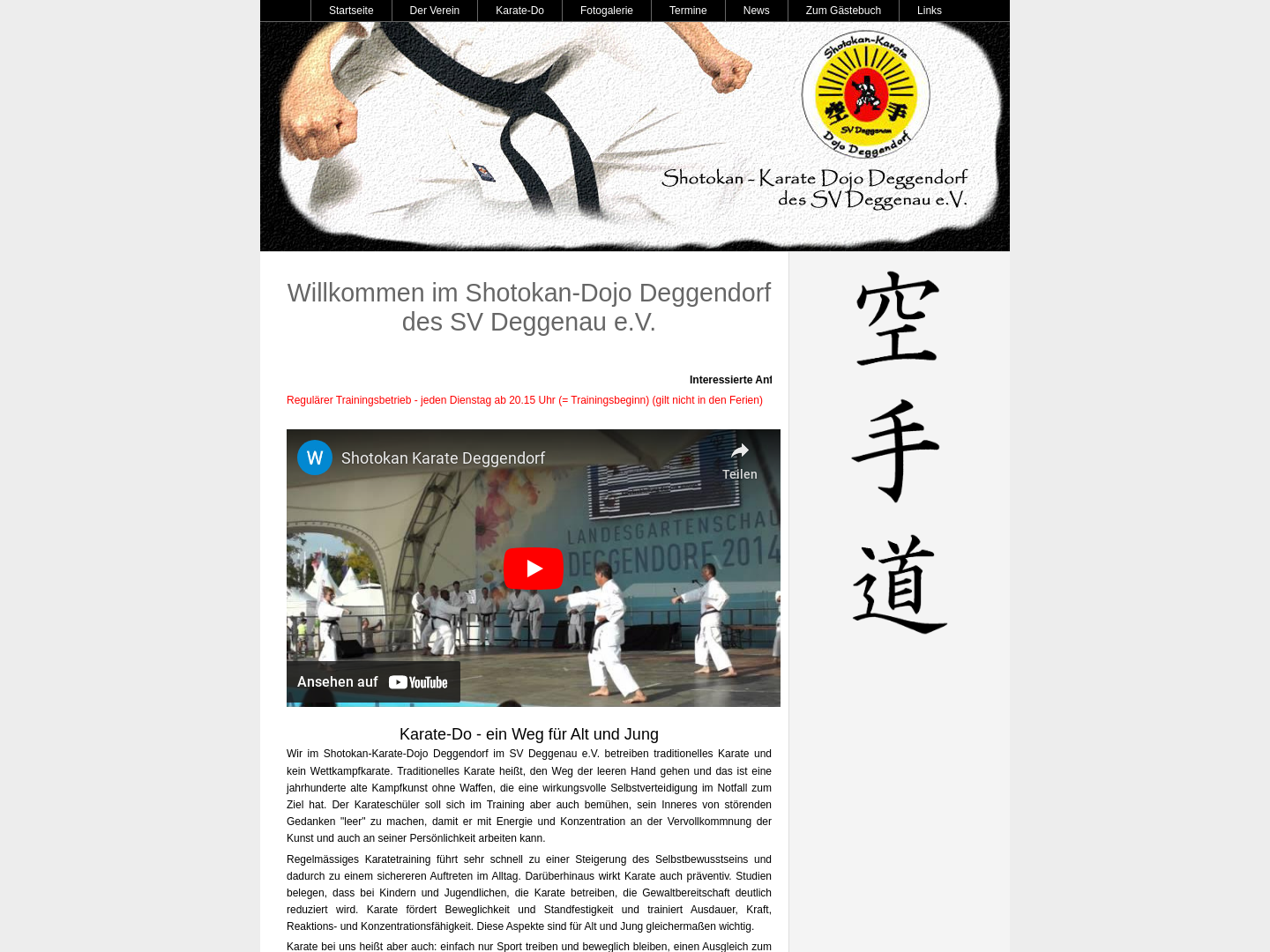 Shotokan Karate Dojo Deggendorf