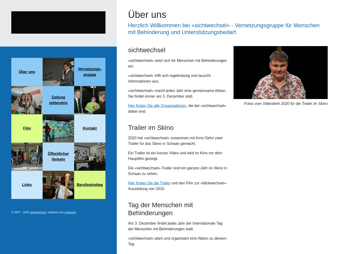 Sichtwechsel - Vernetzungsgruppe für Menschen mit Behinderung und Unterstützungsbedarf