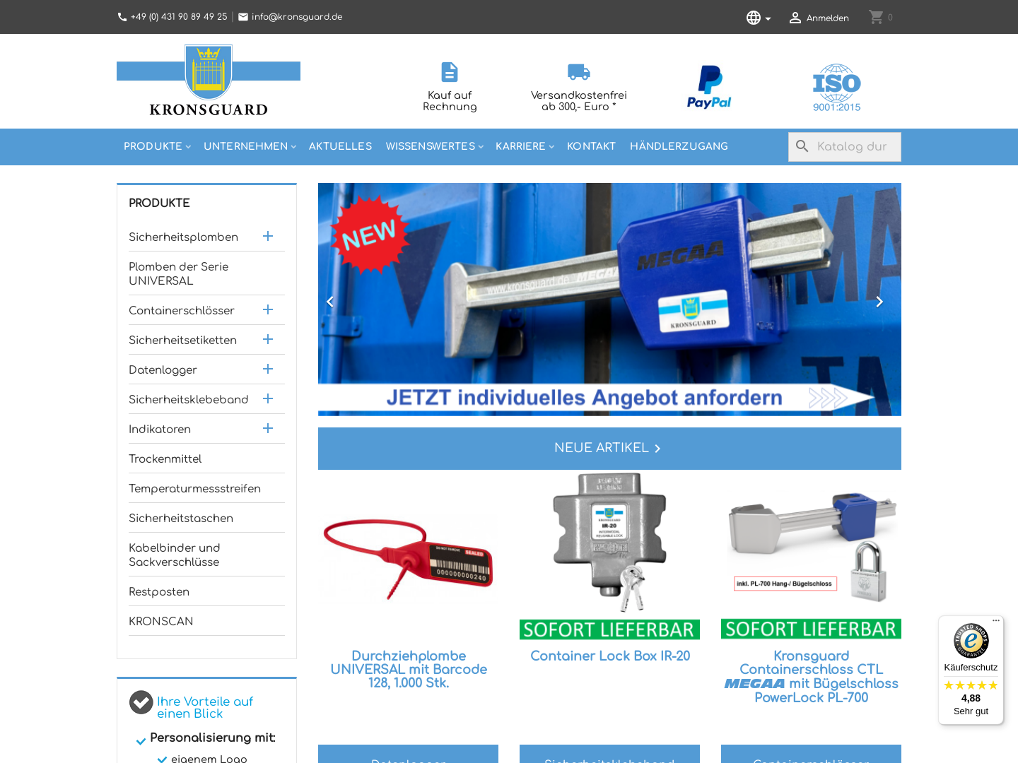 Siegelschuppen.de - Kronsguard GmbH