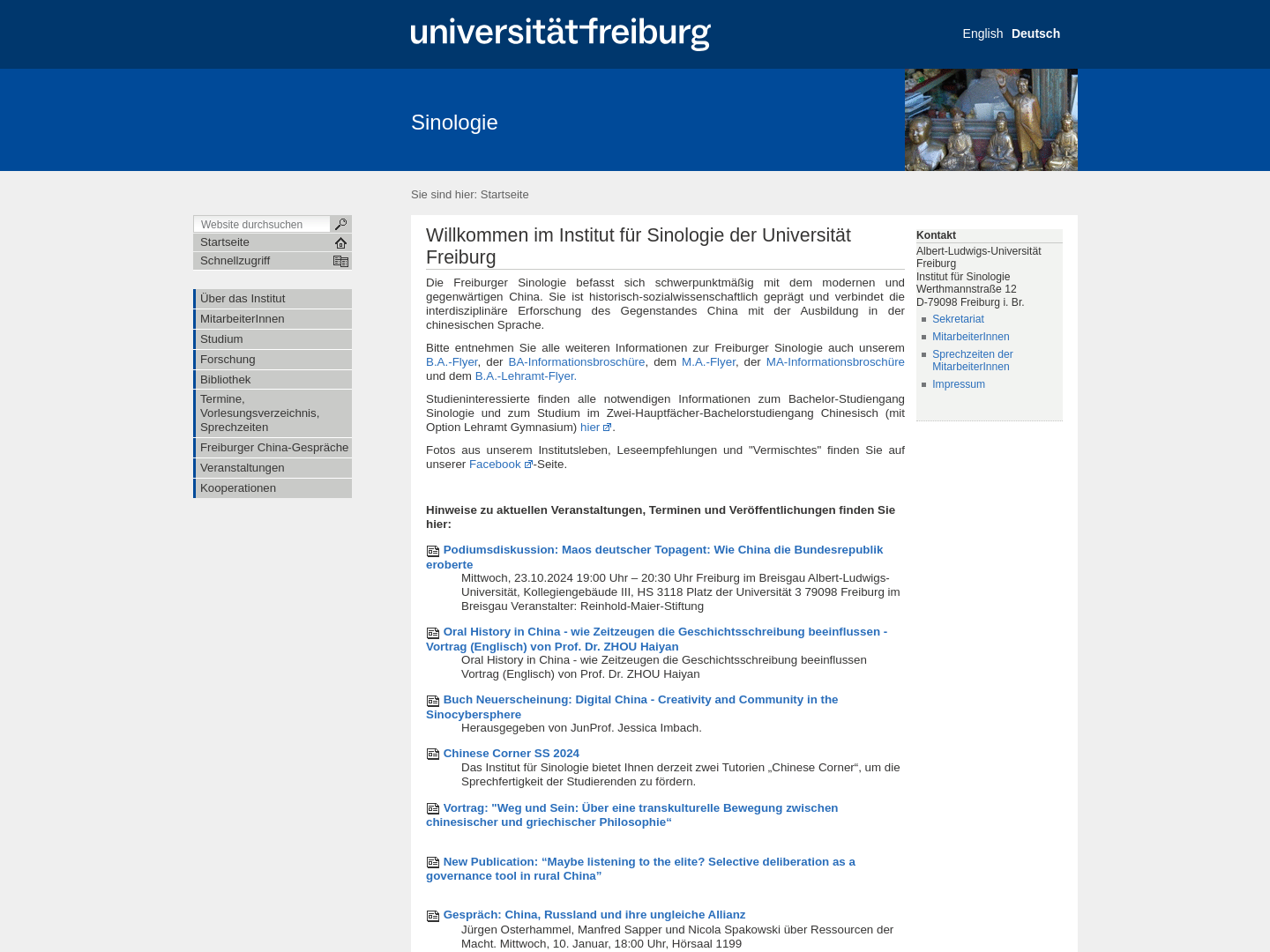 Sinologie der Universität