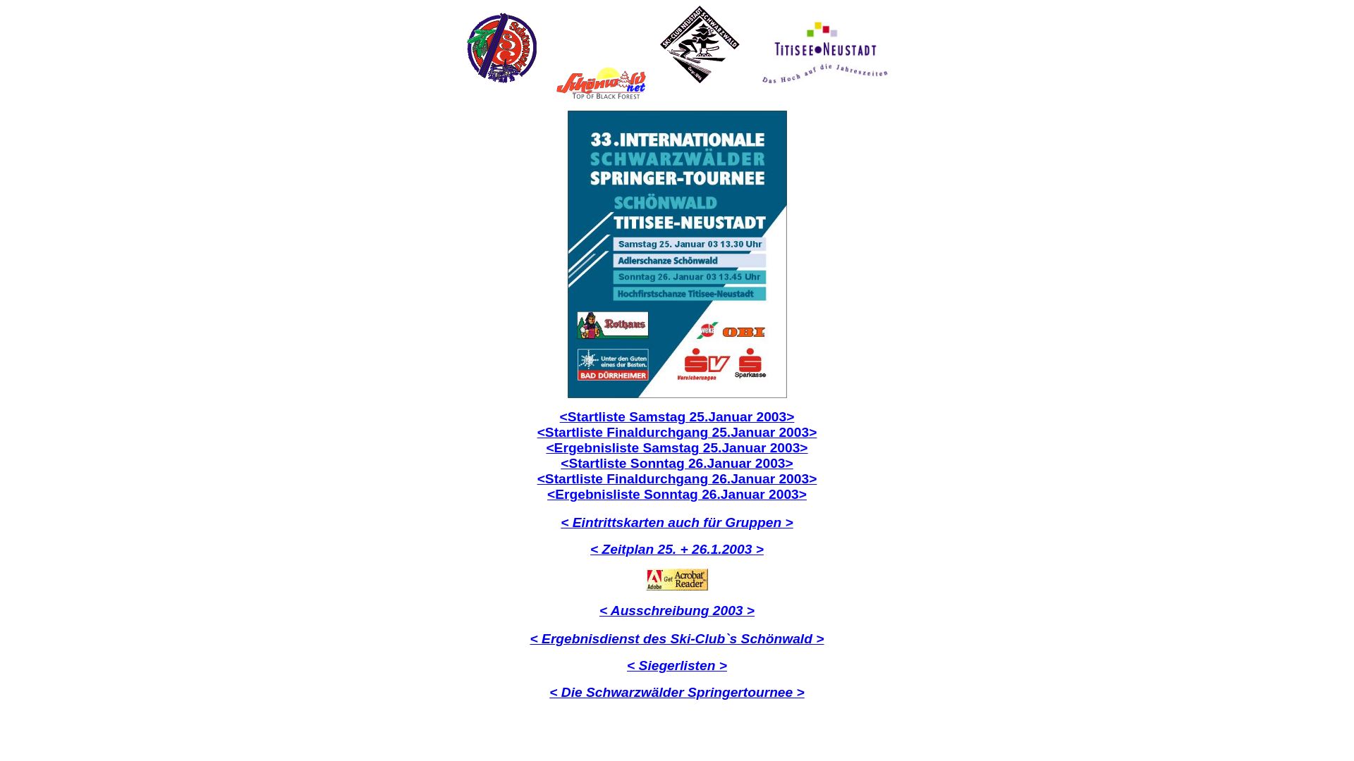 Schwarzwälder Springertournee