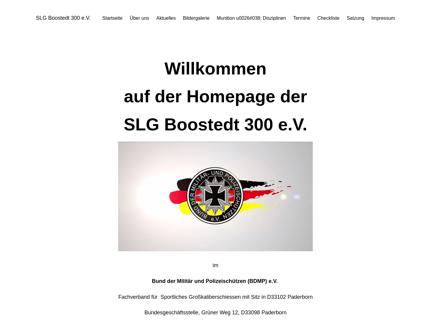 SLG Boostedt 300 im BDMP e. V.