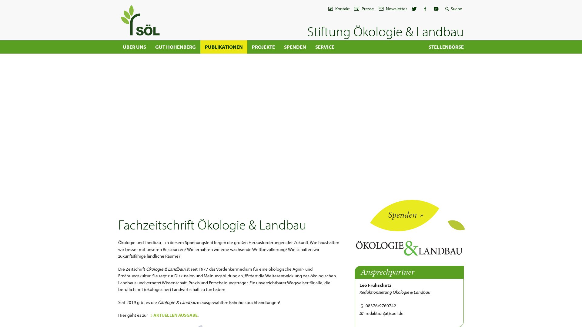 Stiftung Ökologie und Landbau