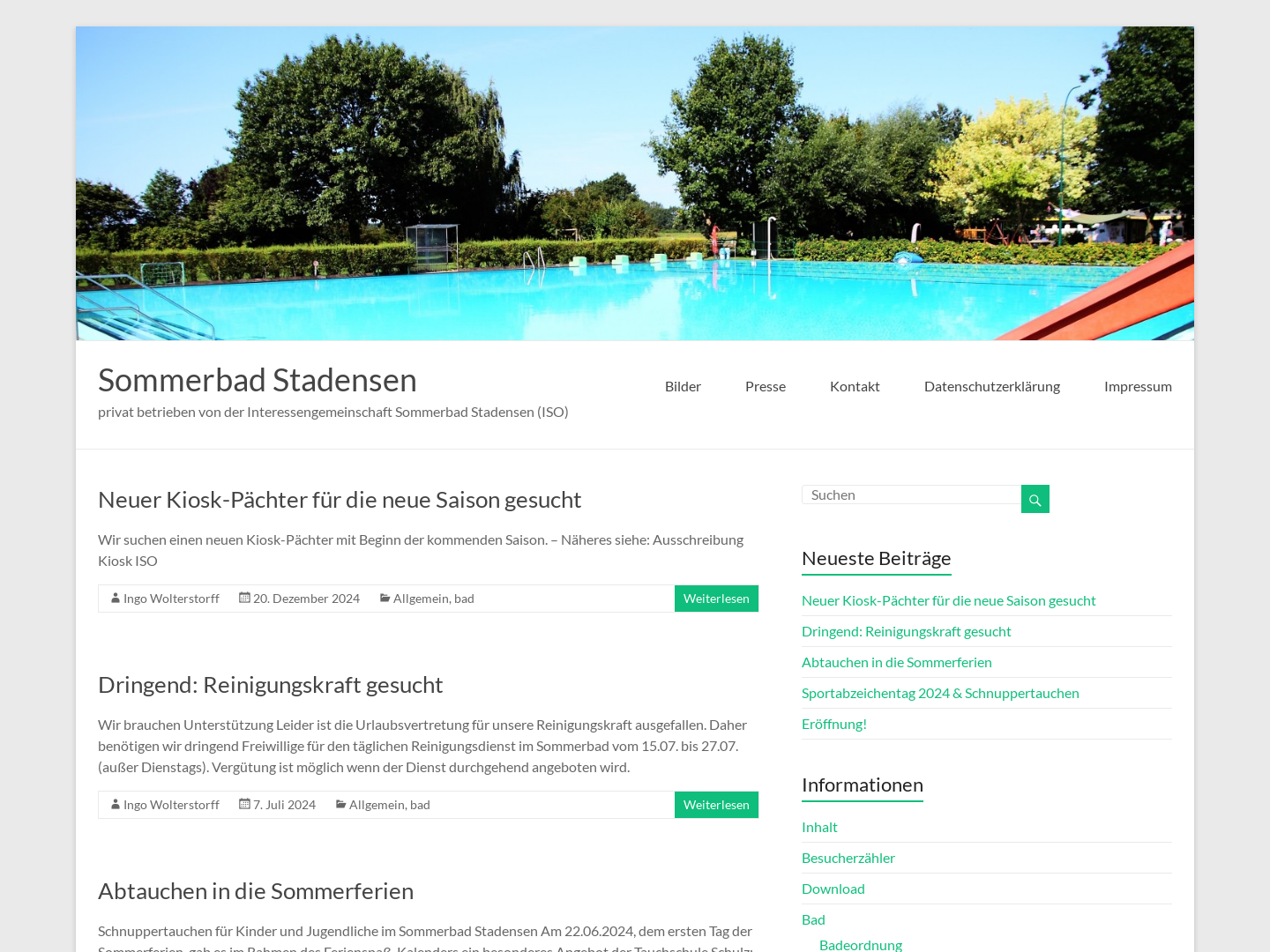 Interessengemeinschaft Sommerbad Stadensen (ISO)