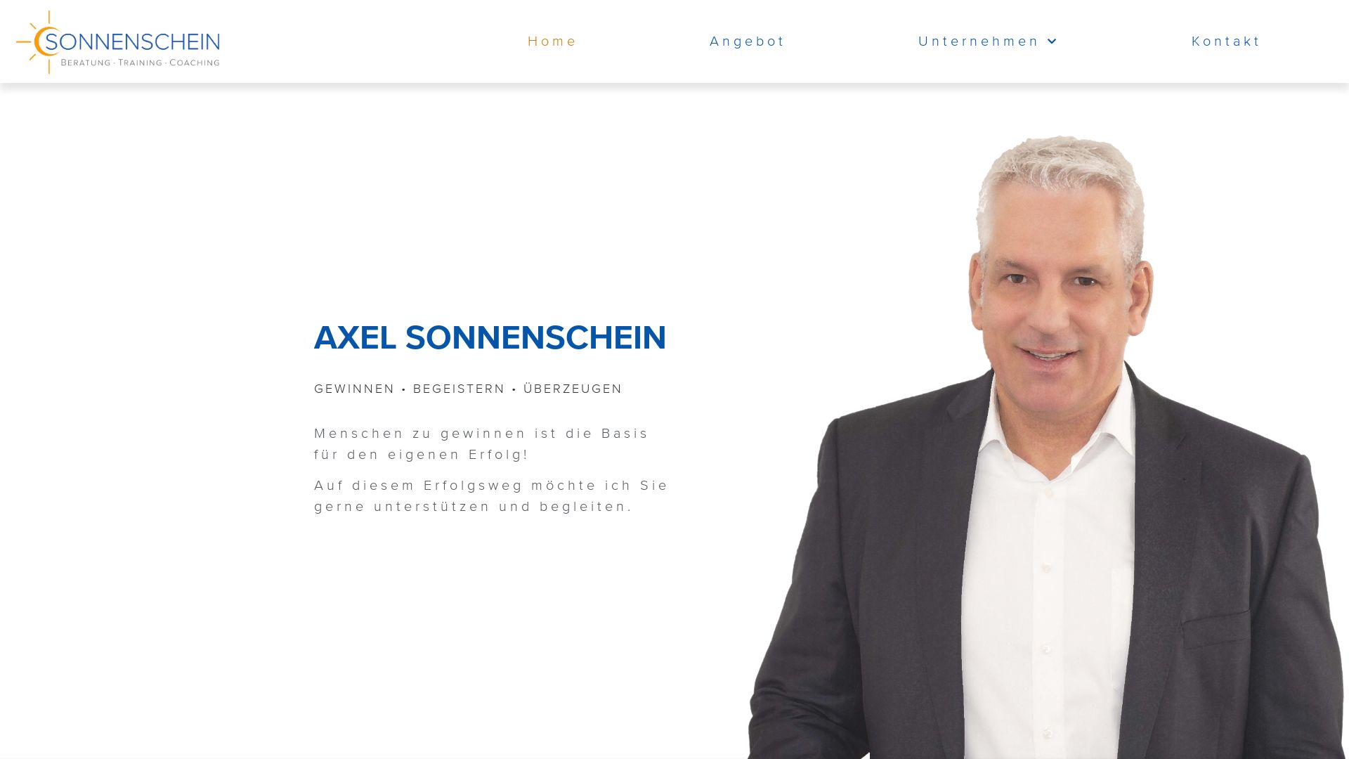 Beratung Training Coaching Axel Sonnenschein