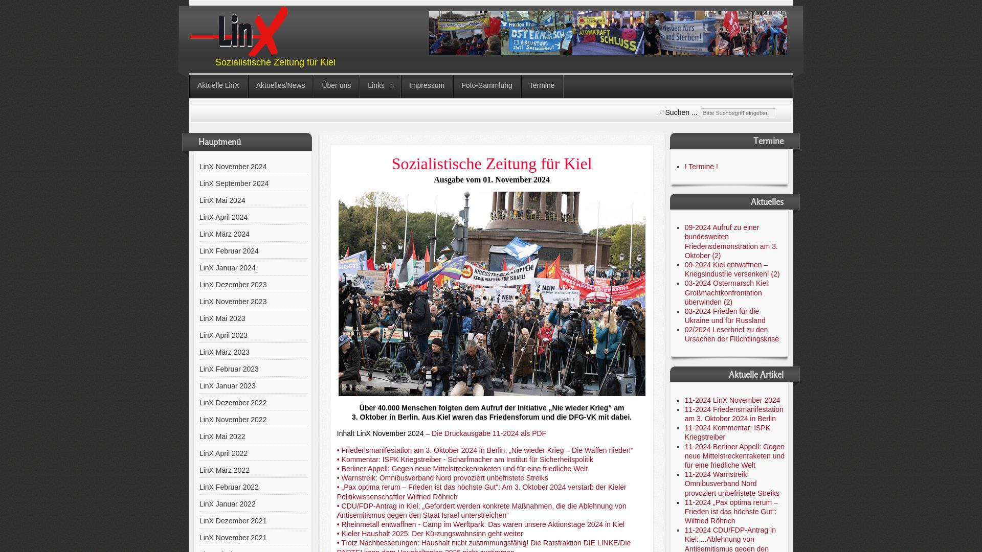 LinX - Sozialistische Zeitung für Kiel