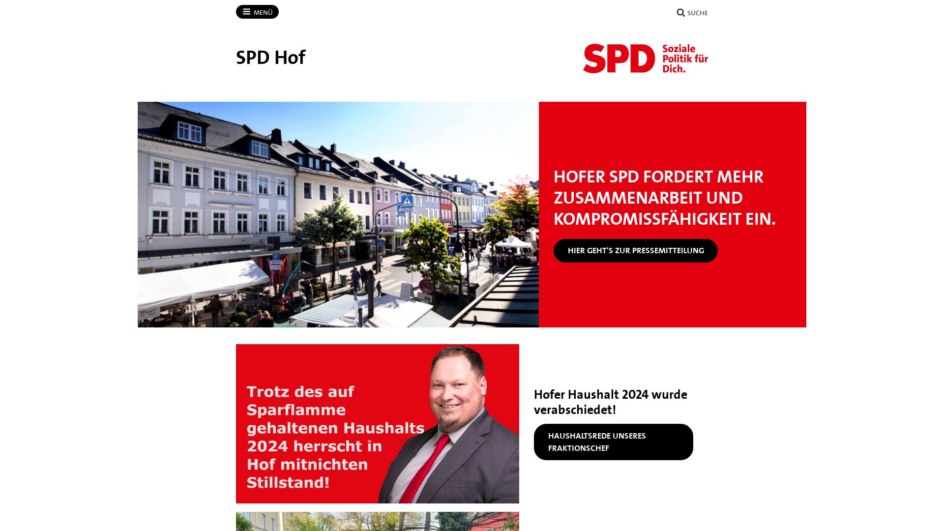 SPD-Kreisverband Hof-Stadt