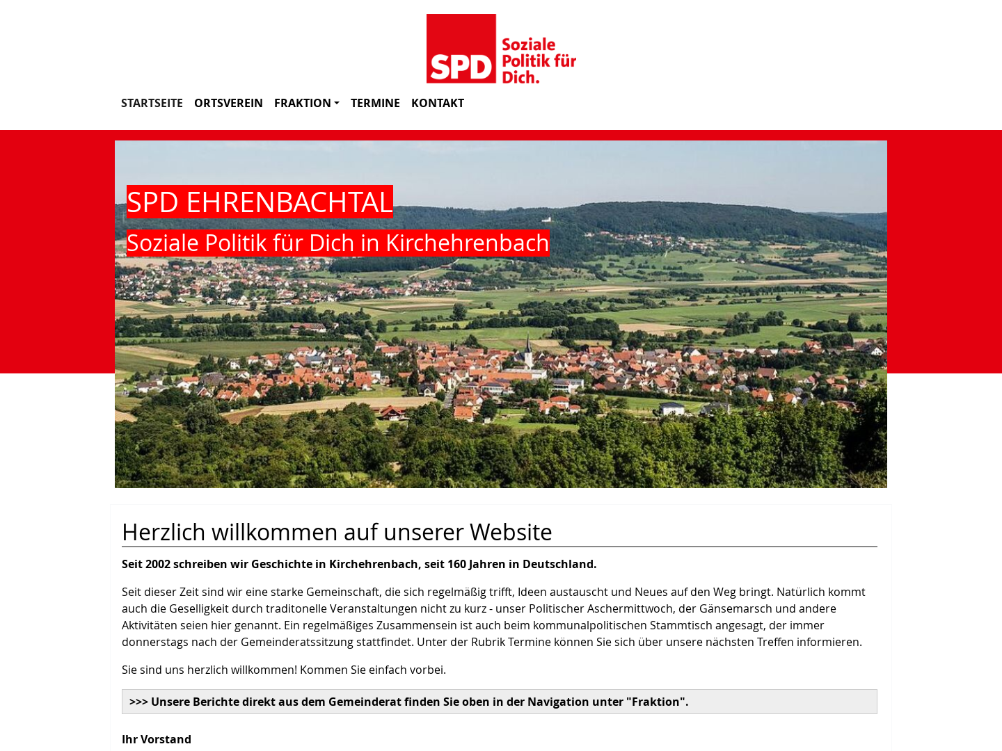 SPD Ehrenbachtal