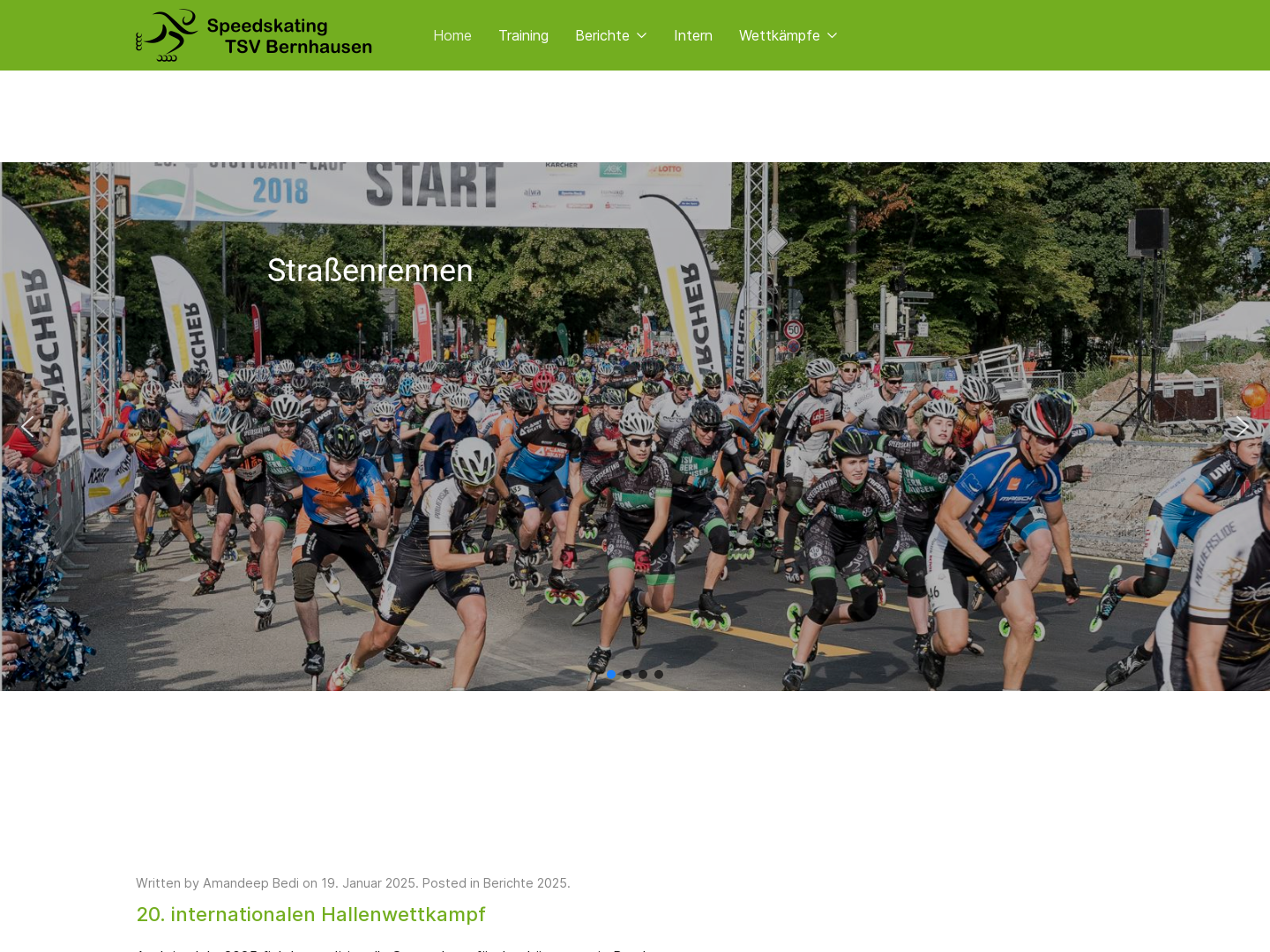 Speedskating Bernhausen