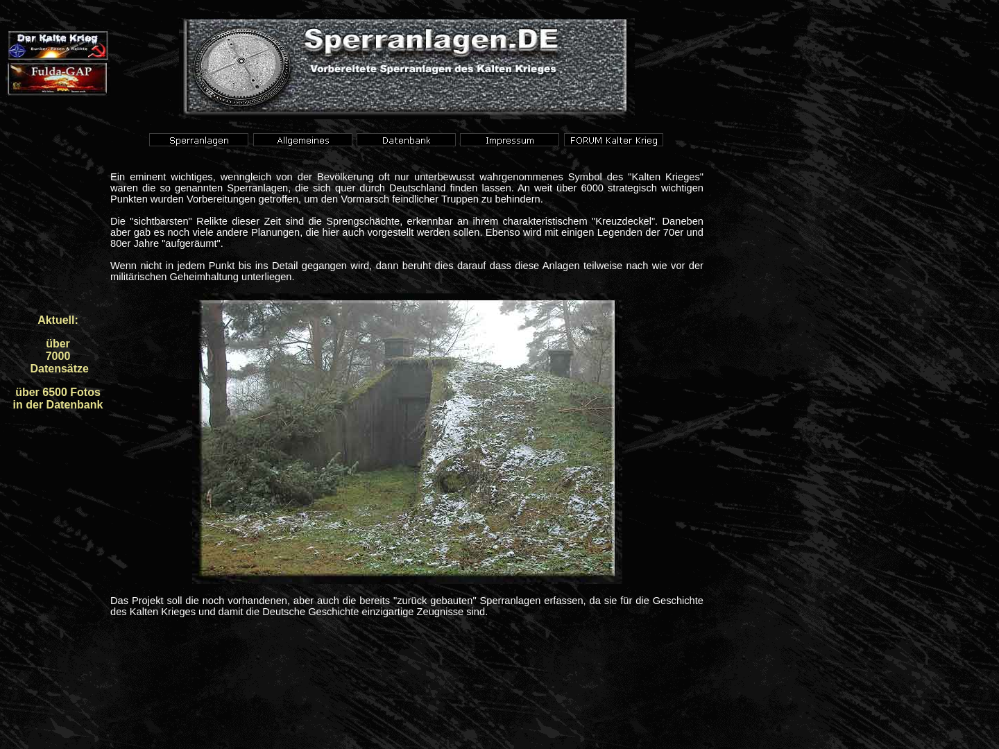 Sperranlagen des Kalten Krieges