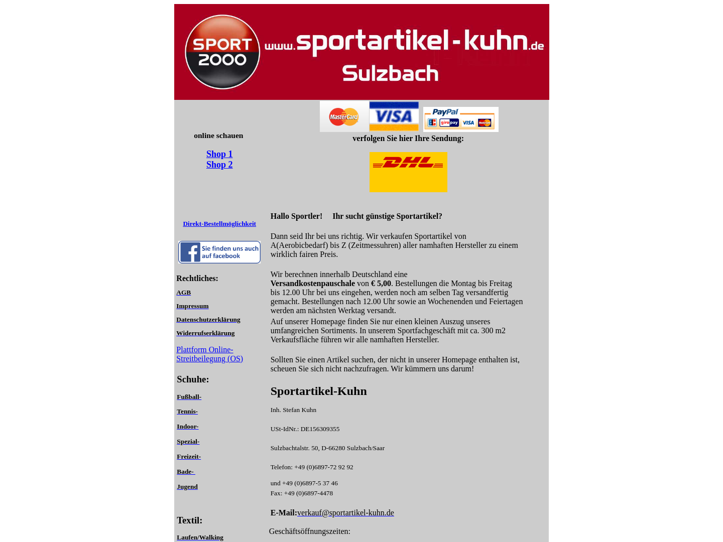 Sportartikel Kuhn