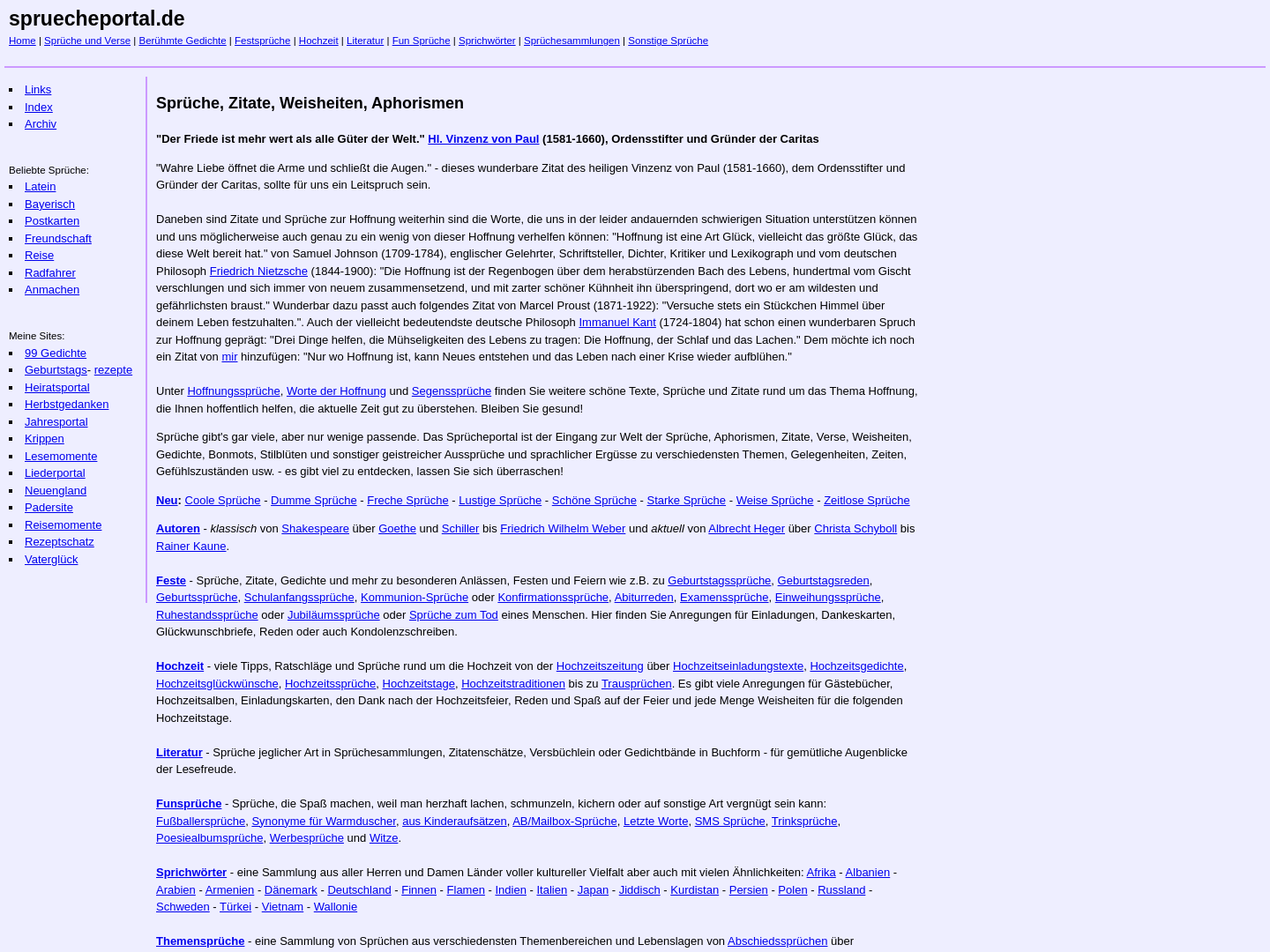 Sprücheportal