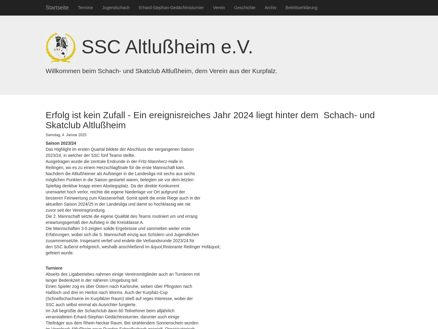 Schach- und Skatclub Altlußheim
