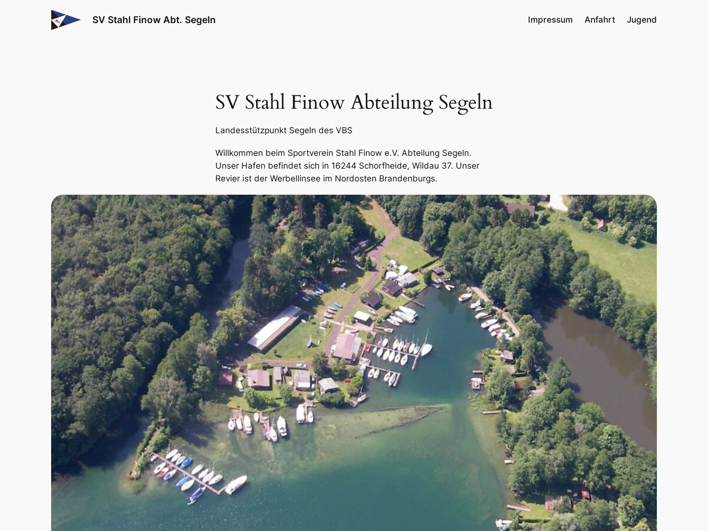 Sportverein Stahl Finow - Abteilung Segeln