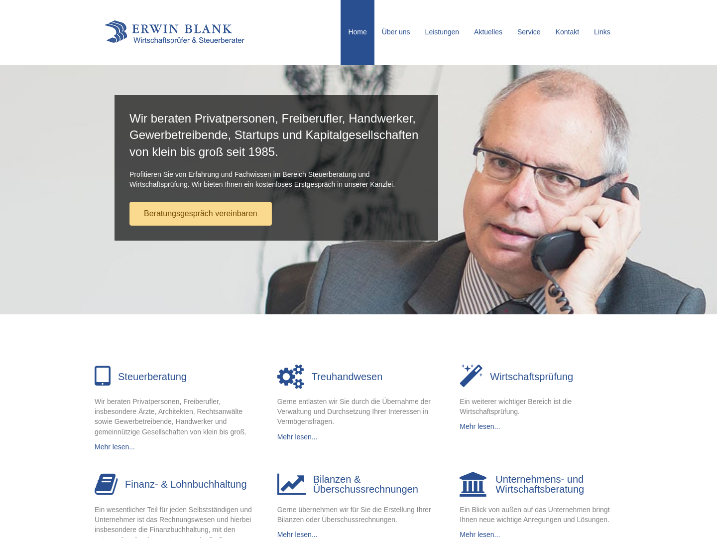 Steuerberatungs- & Wirtschaftsprüfungsbüro Dipl.-VW Erwin Blank
