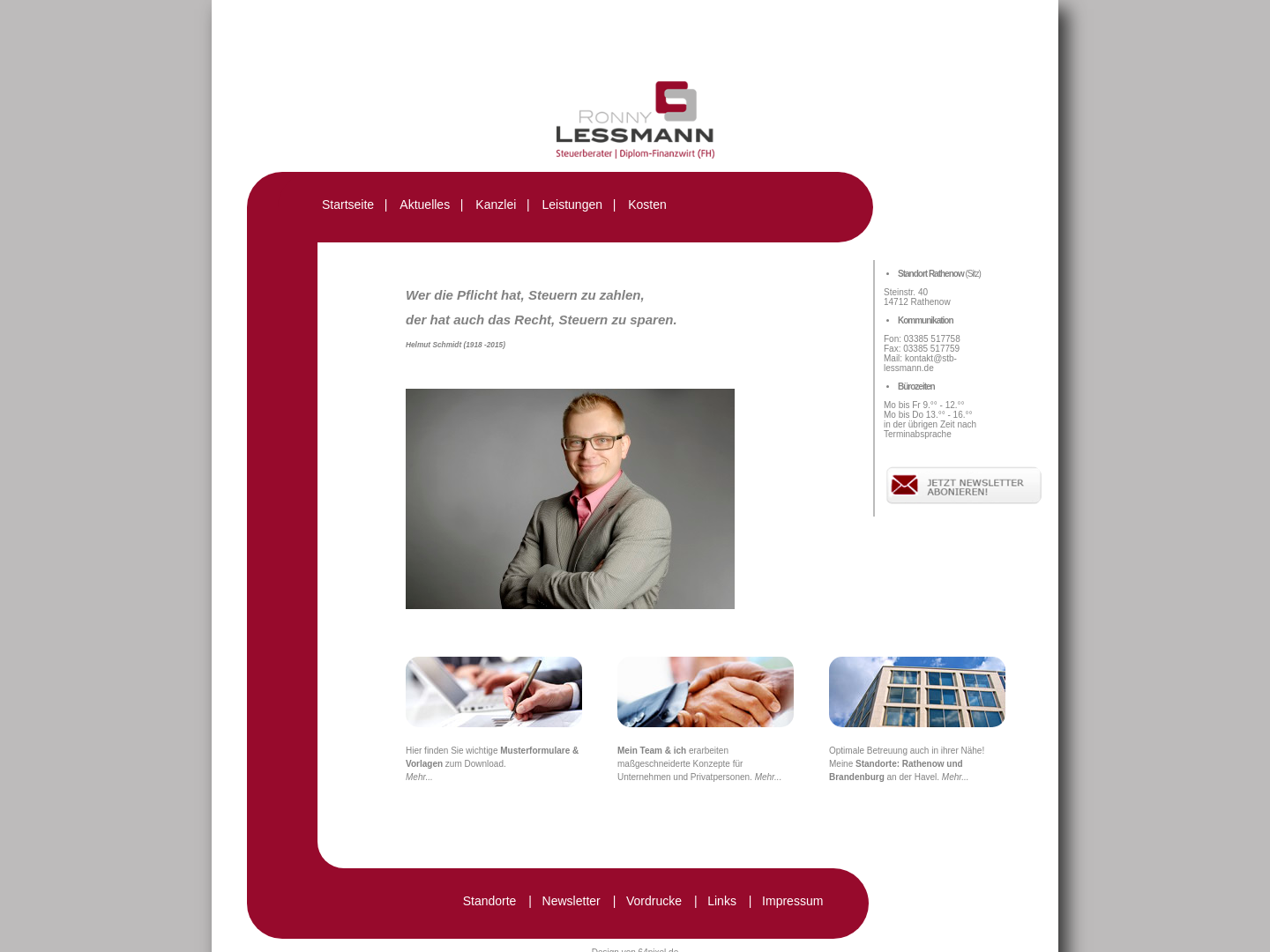 Steuerberater Ronny Lessmann