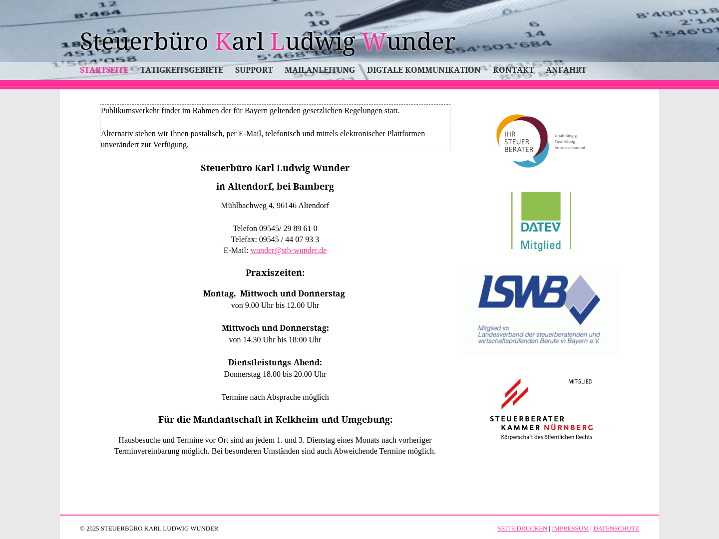 Steuerbüro Karl Ludwig Wunder