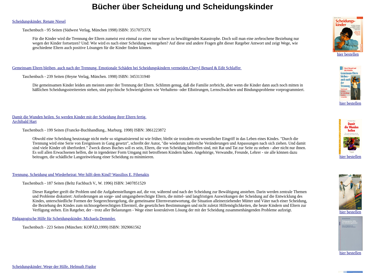 Scheidungskinder