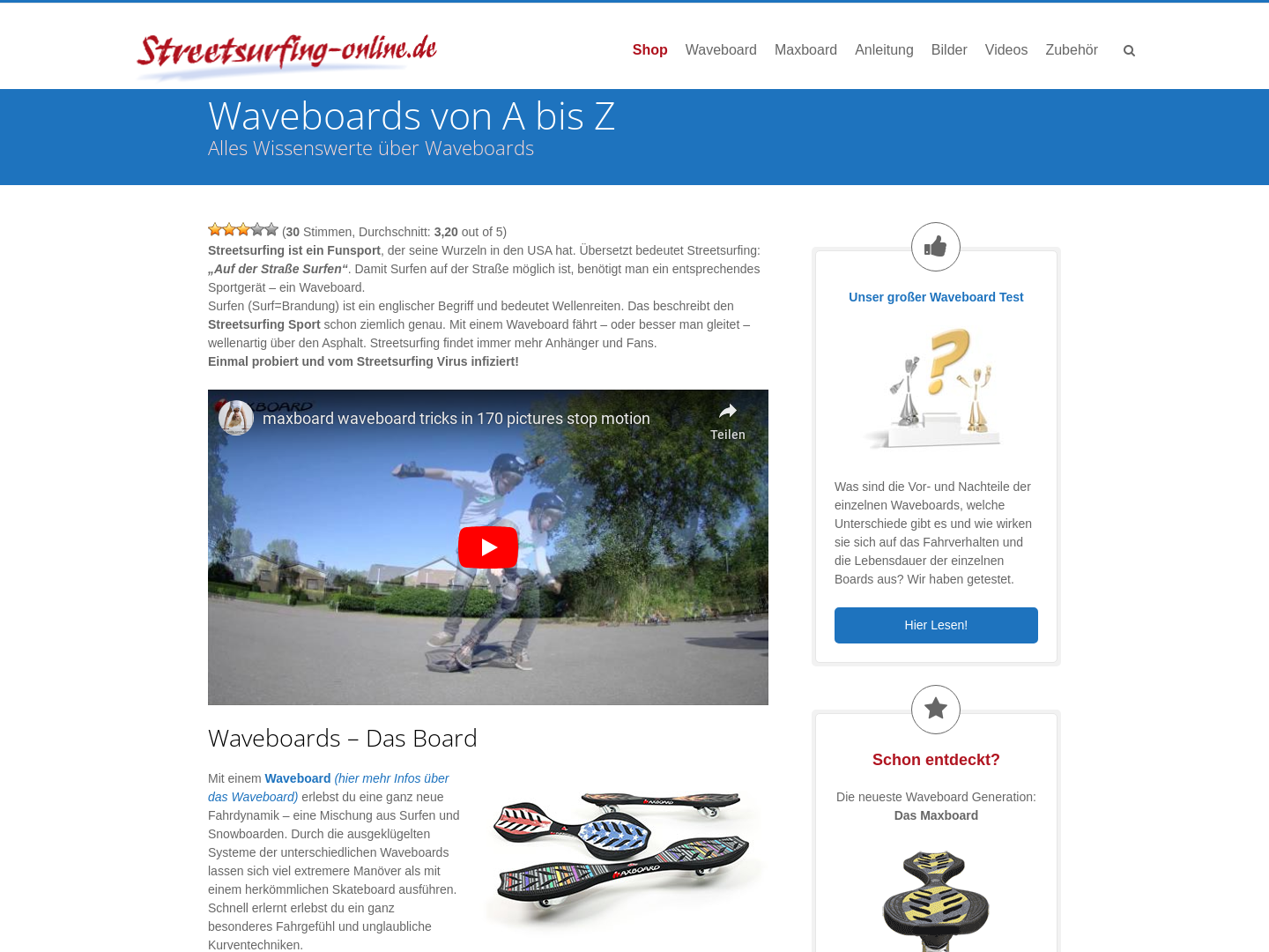 Streetsurfing Waveboard – Das Wave-Board für garantierten Fahrspass