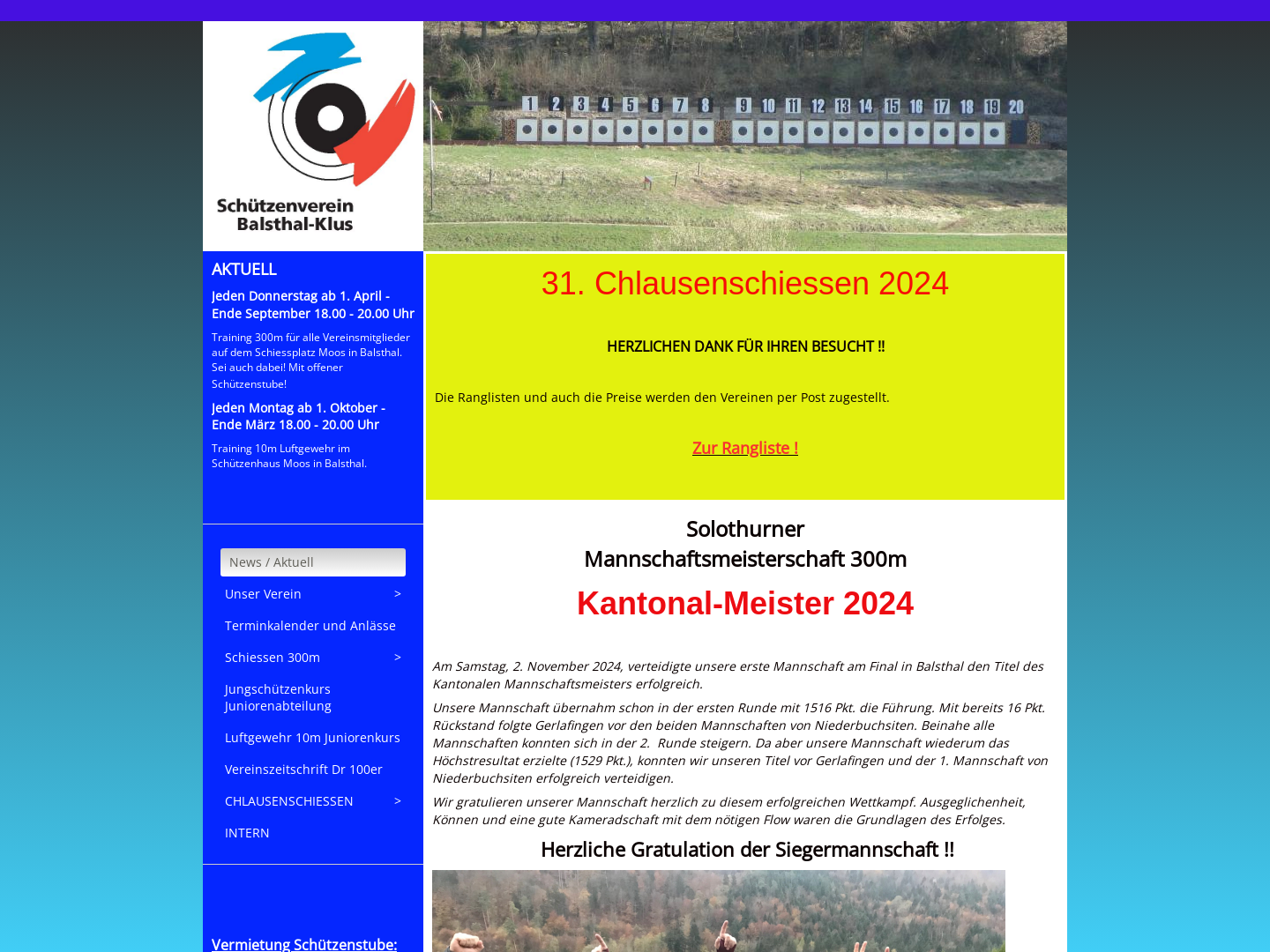 Schützenverein Balsthal-Klus