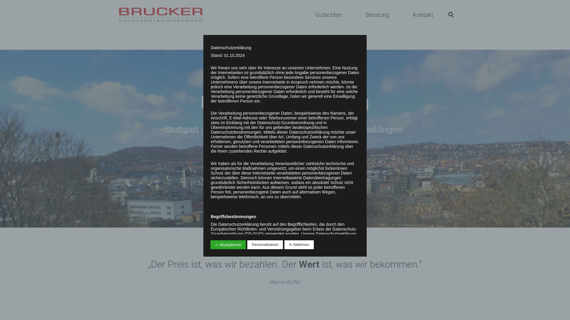 Brucker Sachverständigenbüro, Inh. Brucker, Oliver