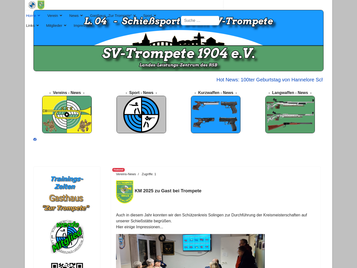 Schützenverein Trompete 1904 Leichlingen