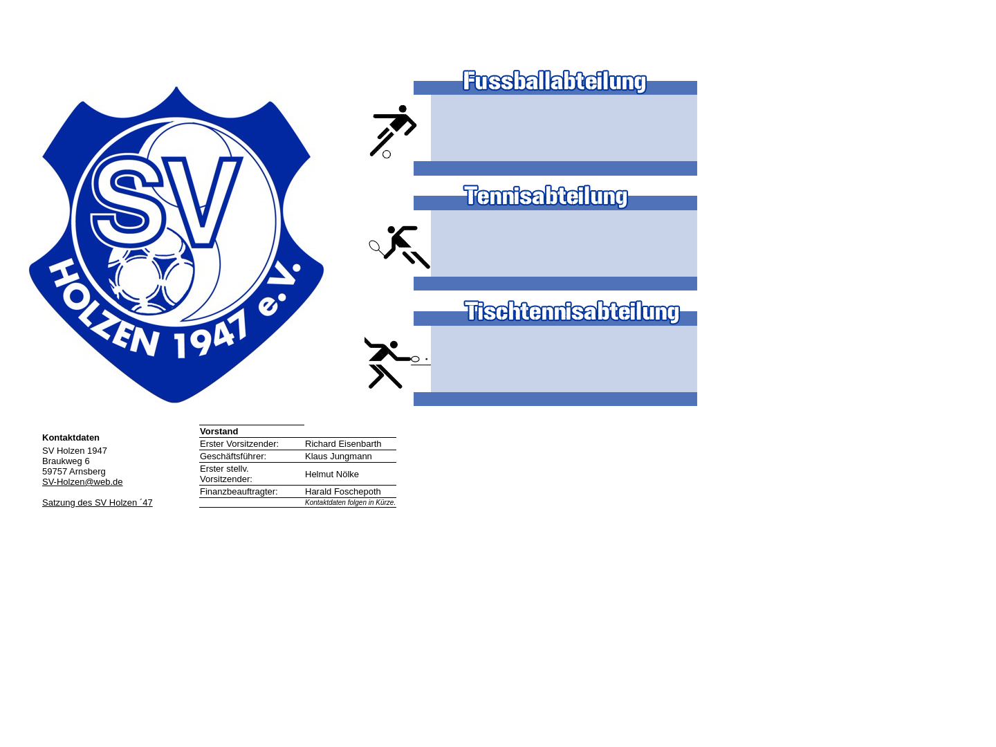 SV Holzen Tischtennisabteilung