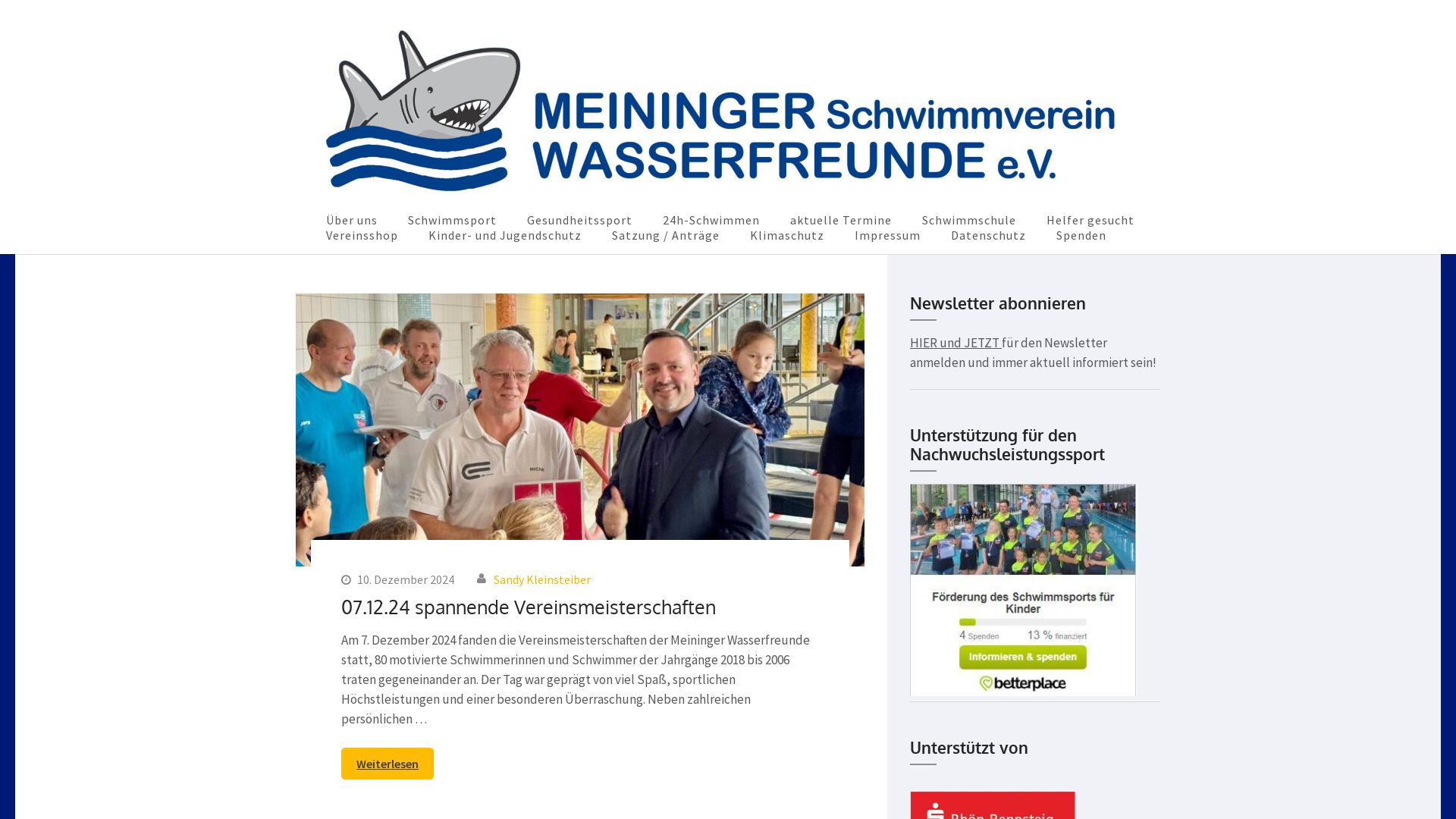 Meininger Schwimmverein Wasserfreunde e.V
