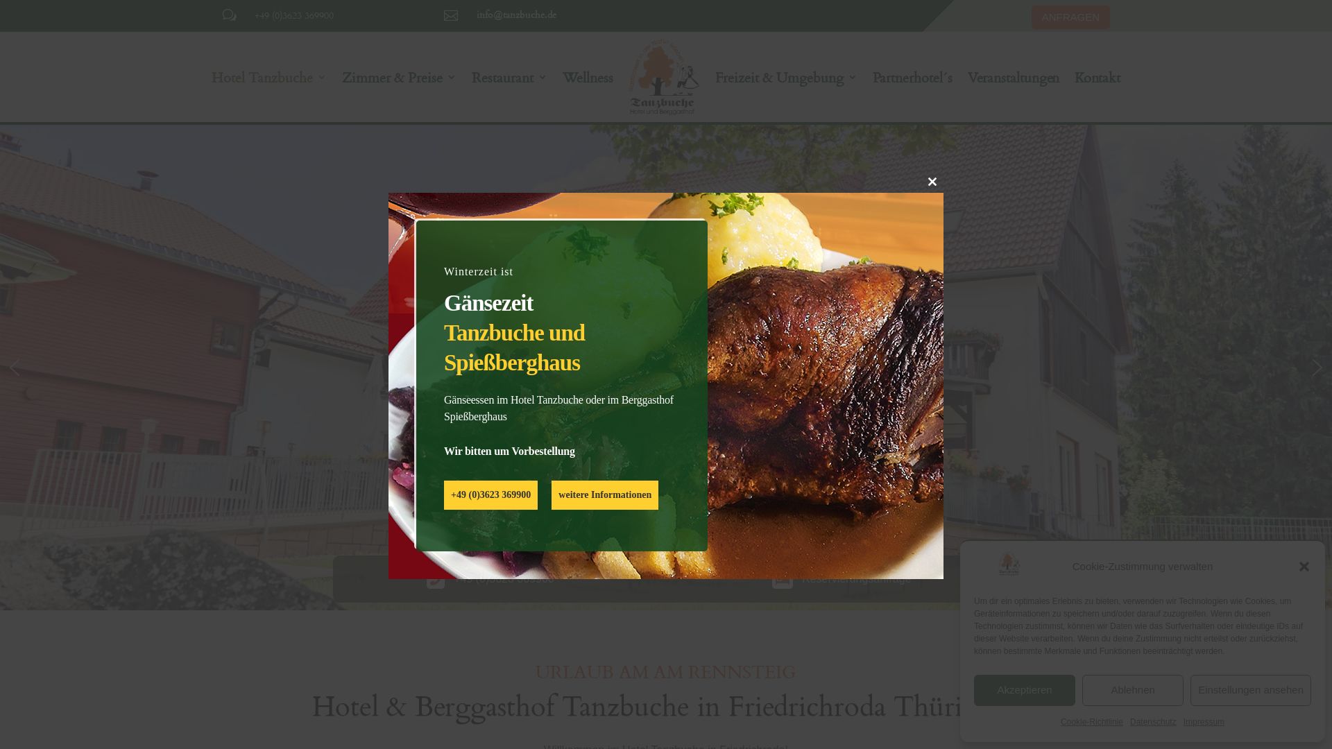 Hotel und Berggasthof Tanzbuche - Wilberg / Müller GbR