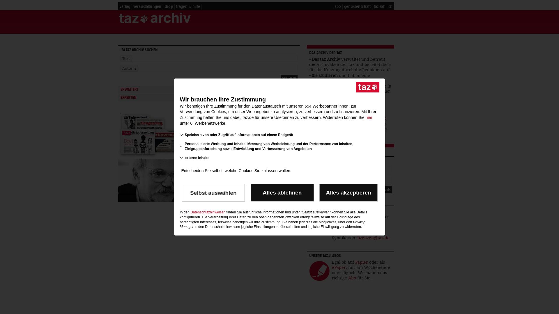 taz: Aus dem Konflikt heraus arbeiten