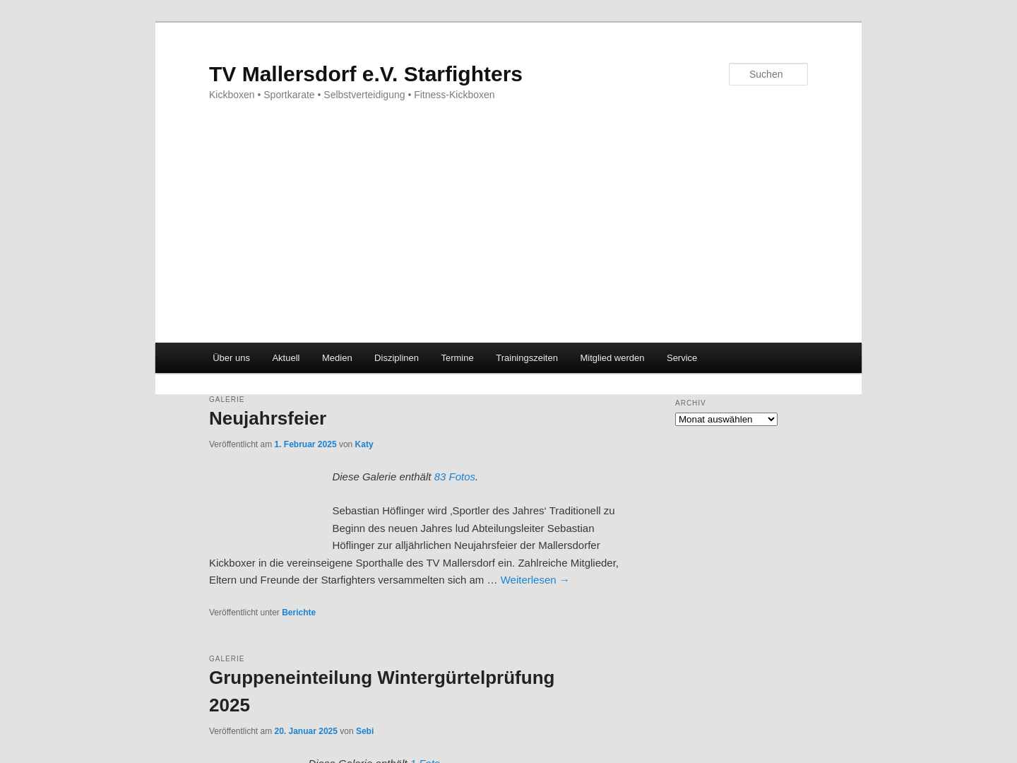 TV-Mallersdorf Kickboxabteilung "Starfighters"