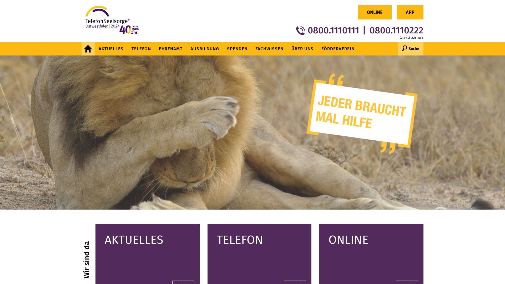 Telefonseelsorge Ostwestfalen