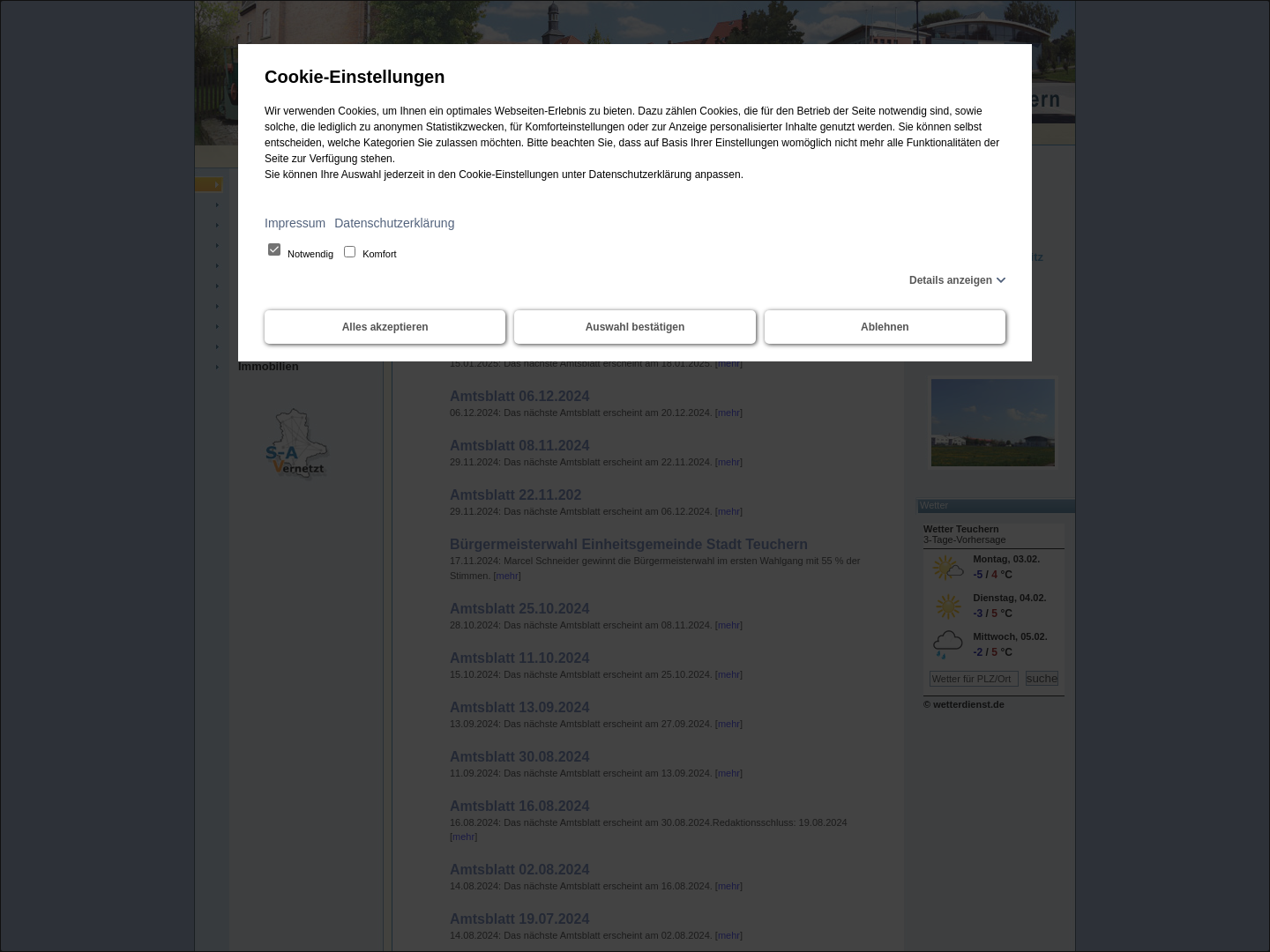 Verwaltungsgemeinschaft "Vier Berge - Teucherner Land"