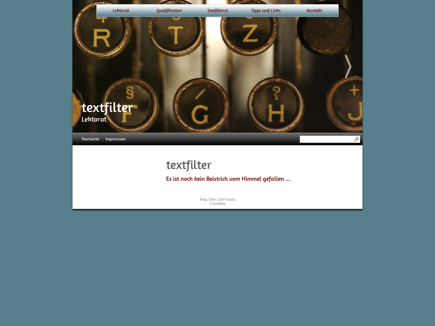 Textfilter Elke Zöbl-Ewald