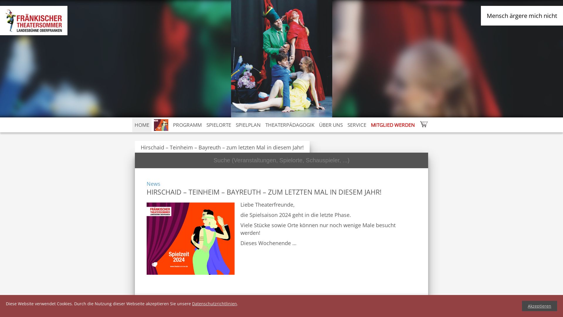 Theatersommer Fränkische Schweiz