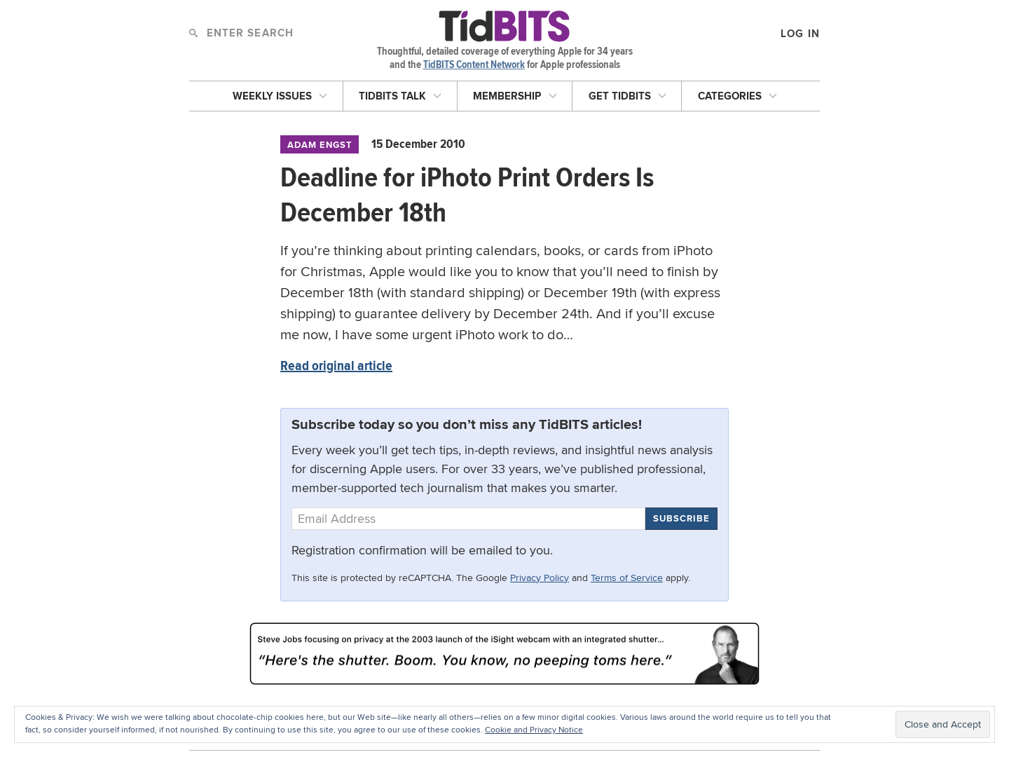 TidBITS