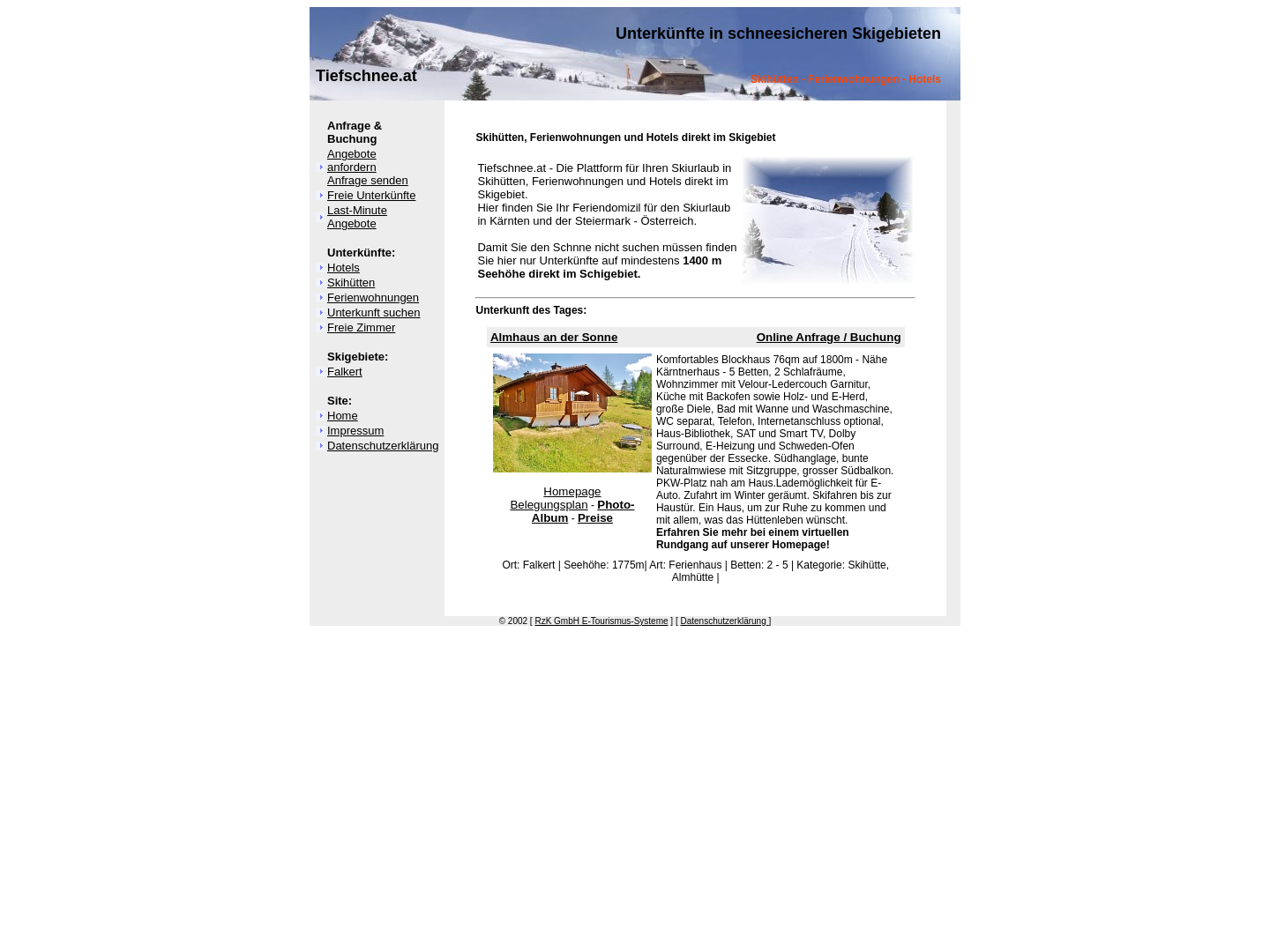 Tiefschnee.at