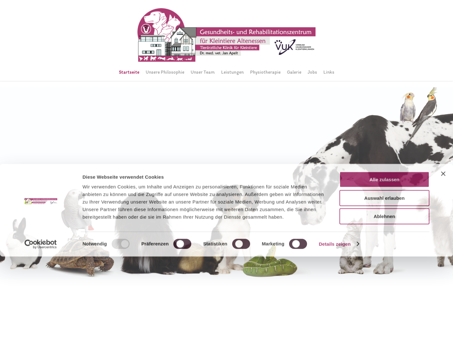 Dr. med. vet. Hans-Jürgen Apelt, Tierärztliche Klinik
