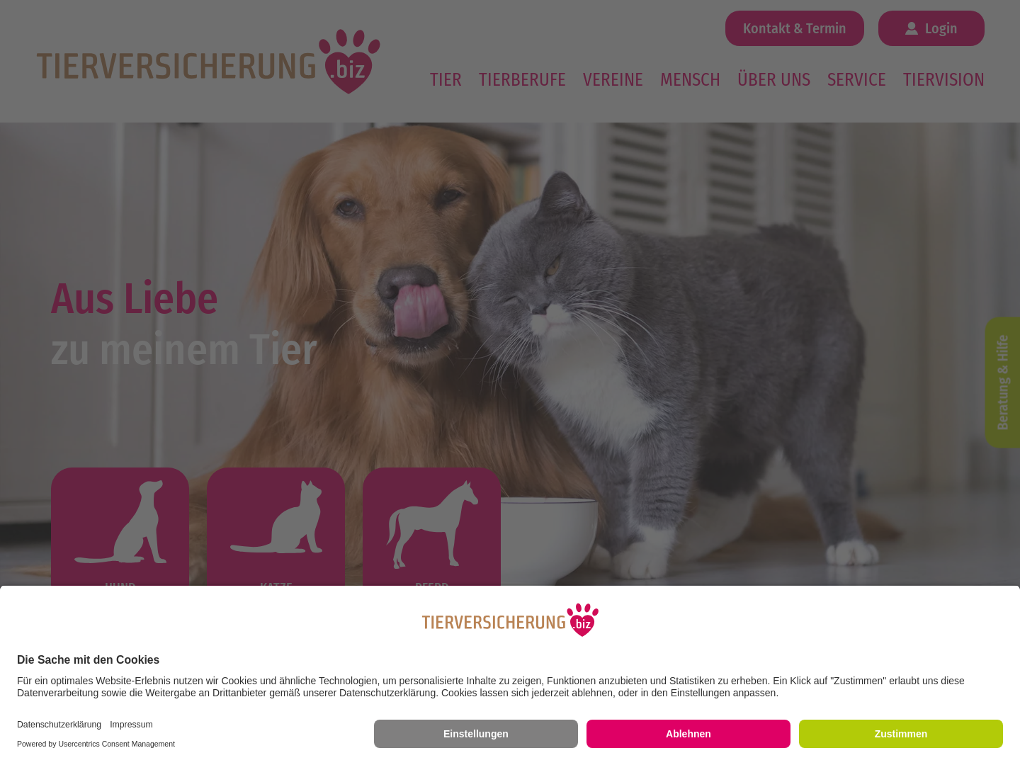 Tierversicherungen.biz