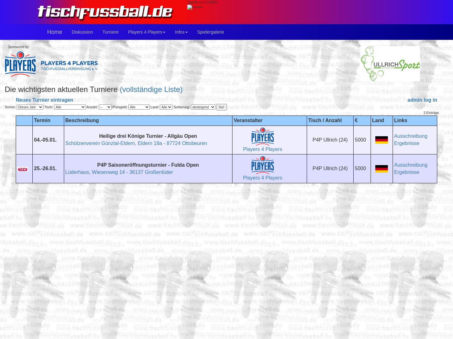 Tischfussball.de