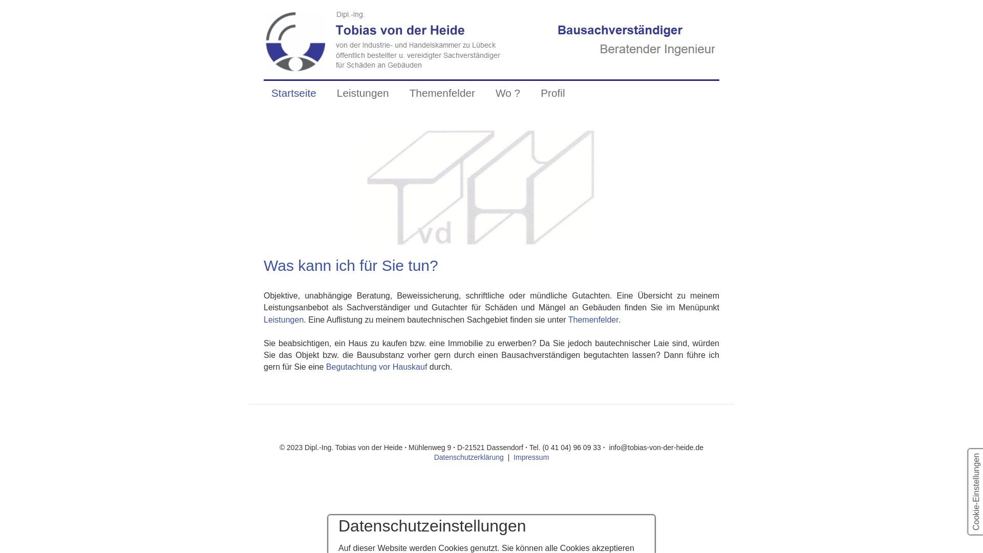 Dipl.-Ing. Tobias von der Heide
