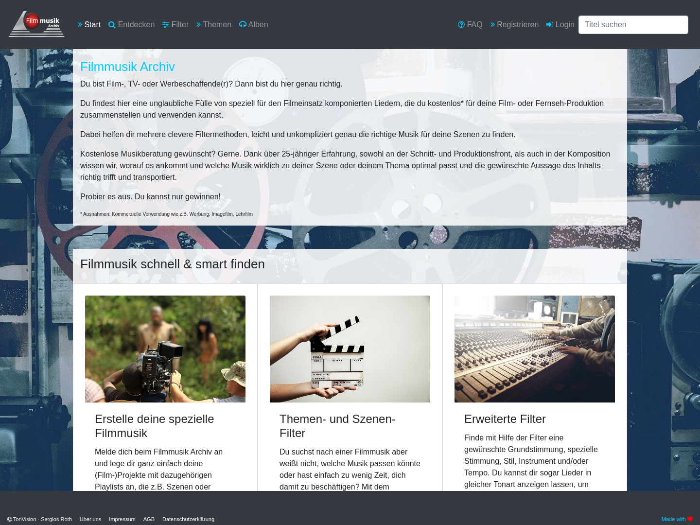 TonVision Musikproduktion, Inh. Sergios Roth