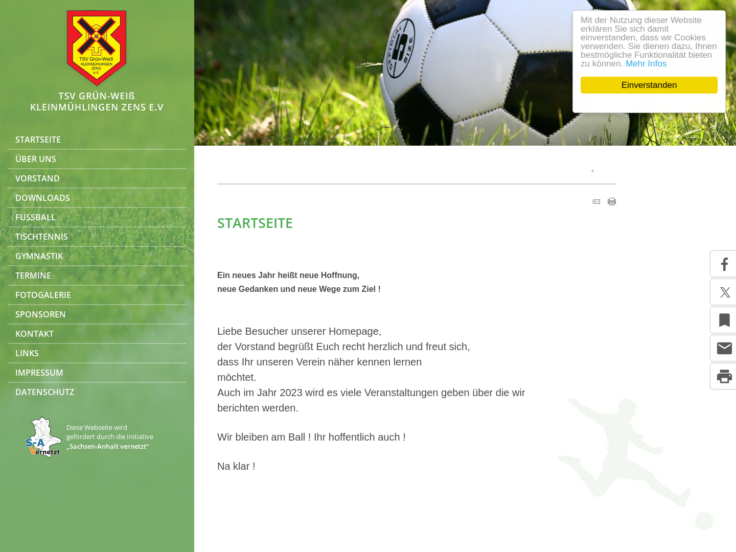 TSV Grün-Weiß Kleinmühlingen / Zens
