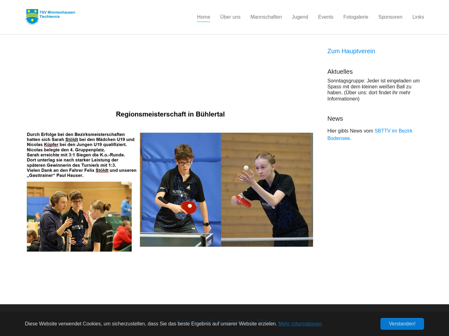 TSV Mimmenhausen Tischtennisabteilung